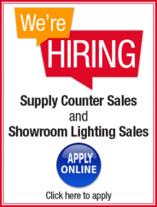 Goodfriend Electric is now hiring for Supply Counter Sales and Showroom Lighting Sales