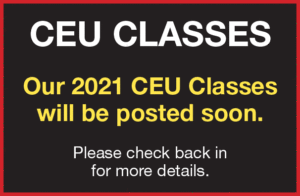 2021 CEU Classes