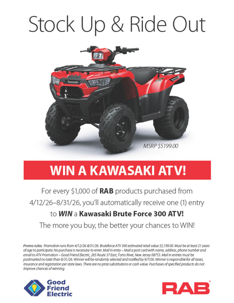 Win a kawasaki ATV